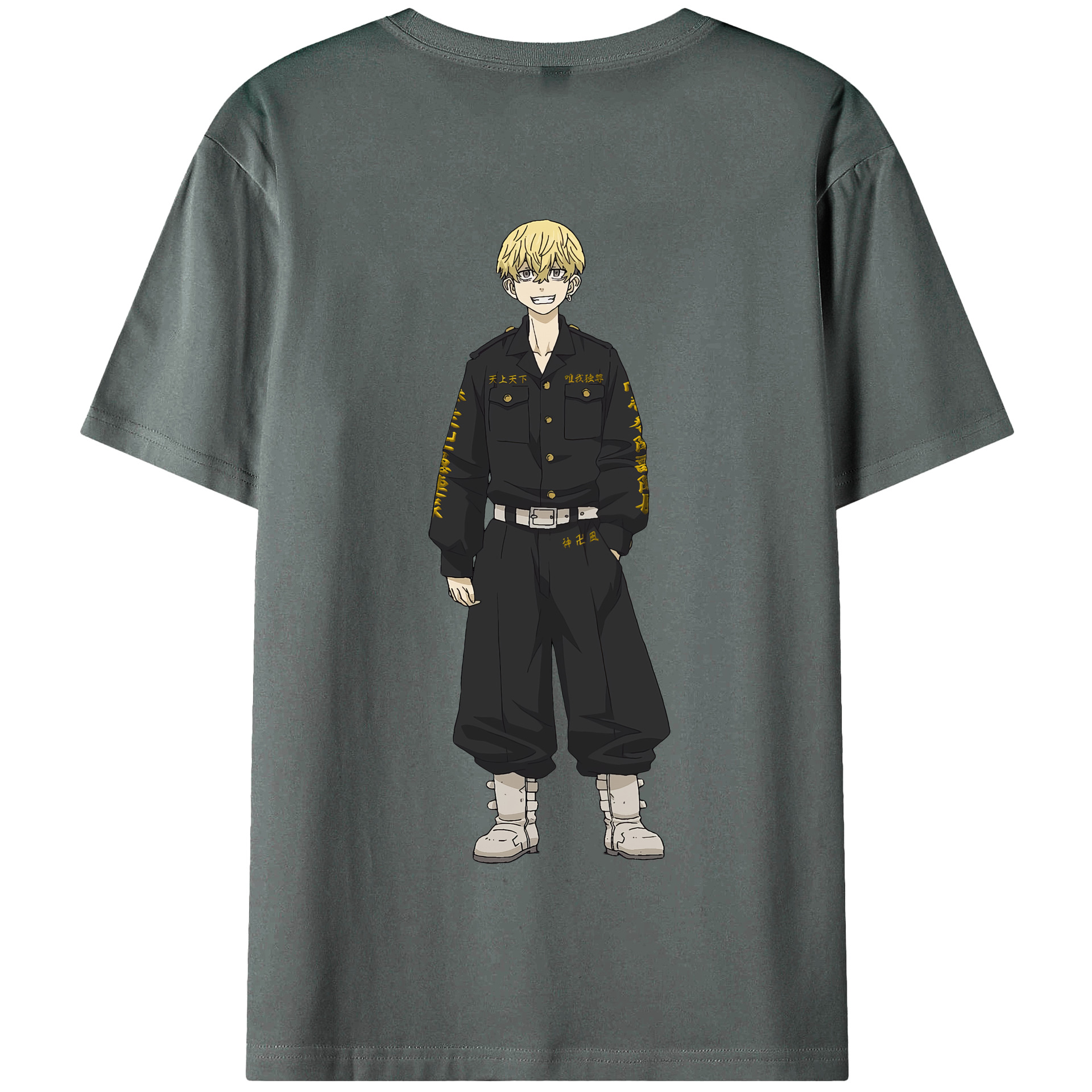（画像用） 東京リベンジャーズ Tokyo Revengers 綿100％半袖Tシャツ（背面プリント）